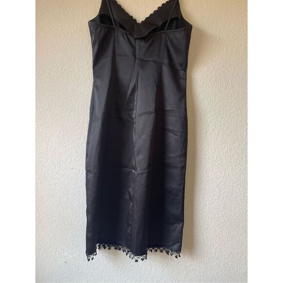 Rampage Y2k 90s satin bodycon sequin hem dress size small‎ - Picture 3 of 7